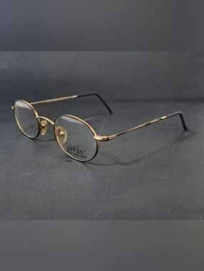 Vintage GUESS GU522 DA/MG Eyeglasses Tortoise Gold Unisex NOS Made In Italy